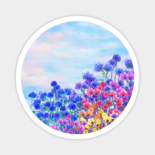 Sweet Meadow Flowers Magnet